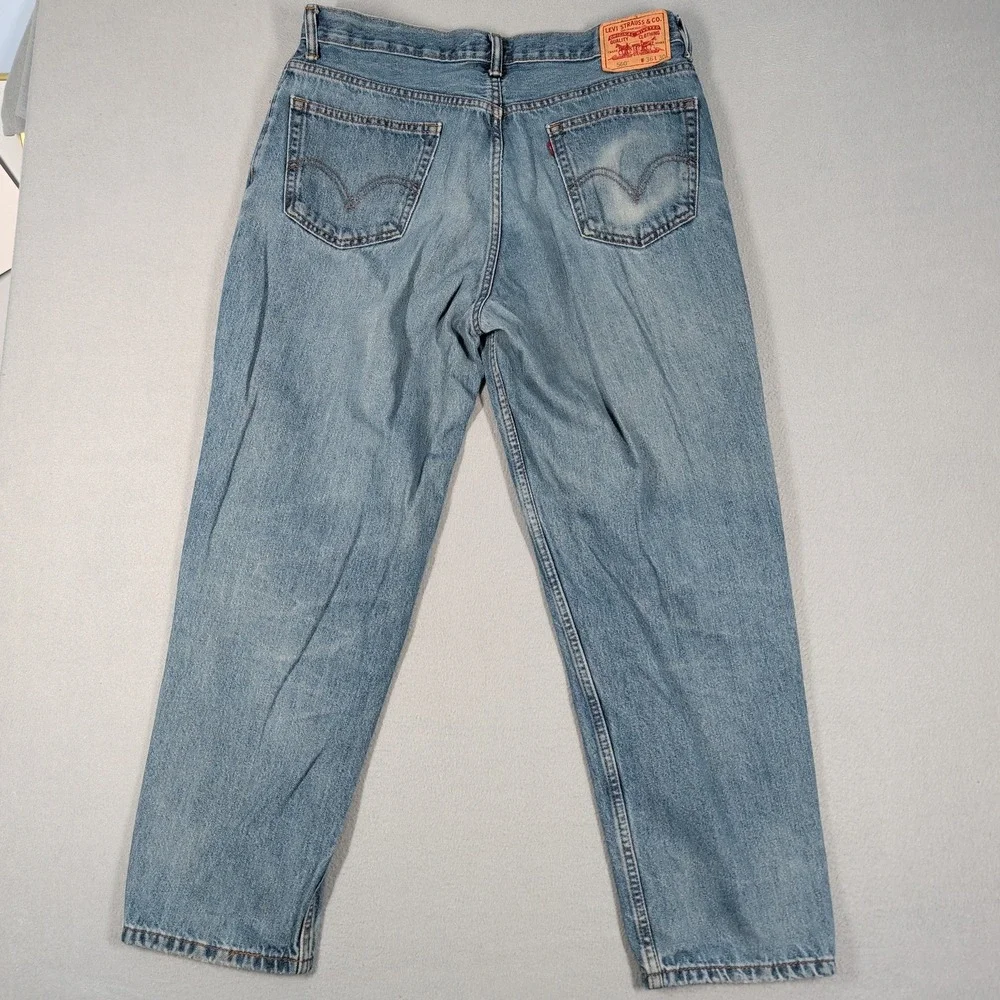 Levi's 560 Jeans Men 36x30 Blue Comfort Fit Tapered Leg Denim Casual Classic